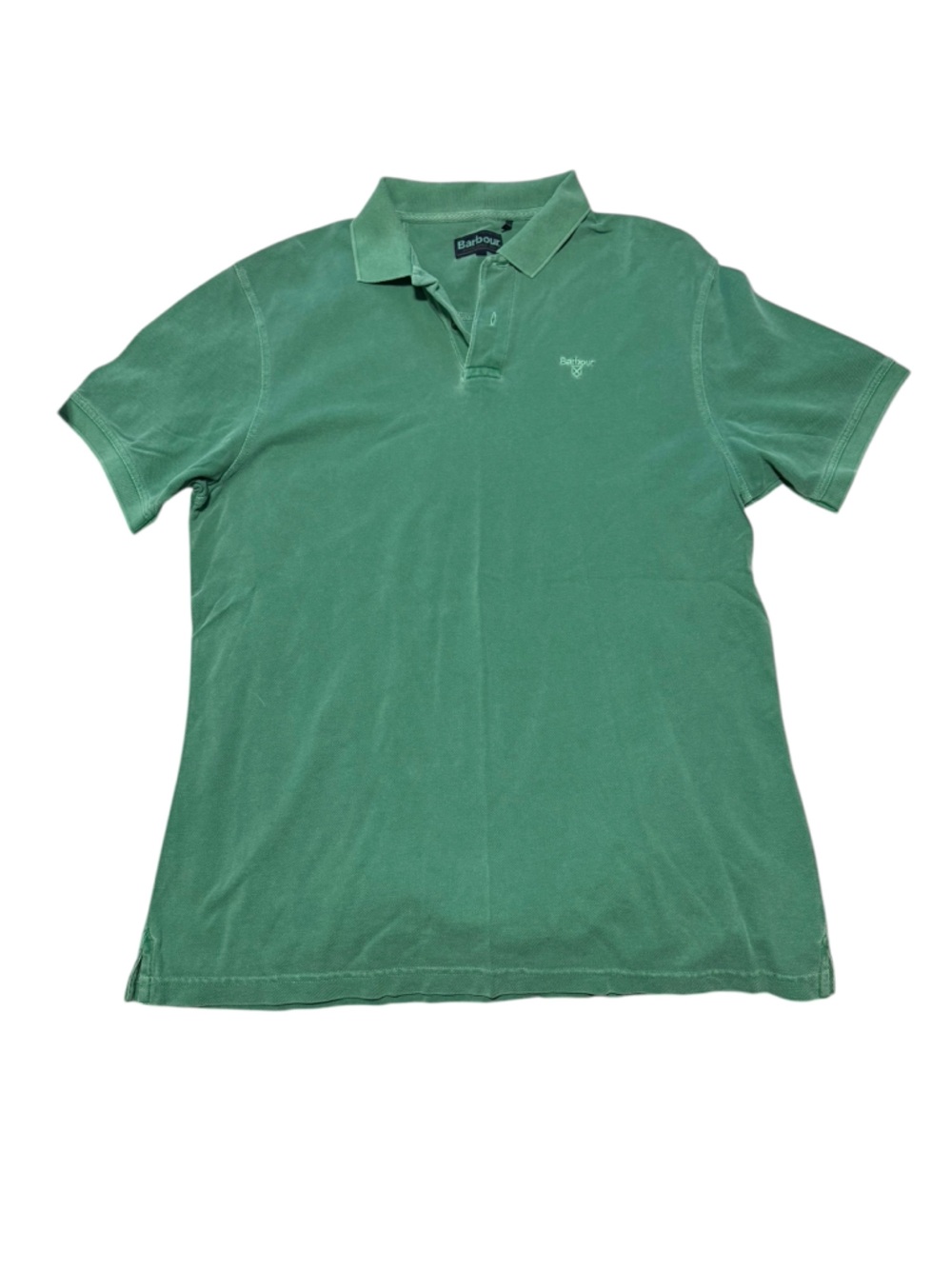 Barbour Green Short Sleeve Polo Shirt men’s XL